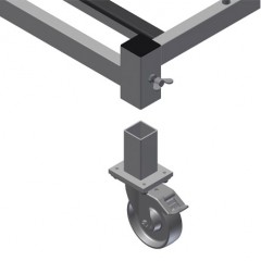 KW 4 Galets de direction amovibles elumatec