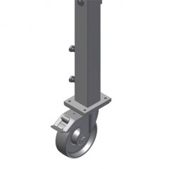 MSA 2400 Casters, cmpl. elumatec