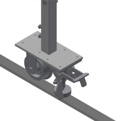 MSA 2400 Flanged rollers, cmpl. elumatec