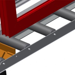 Tables d’assemblage verticales MS 3000 Support à rouleaux elumatec