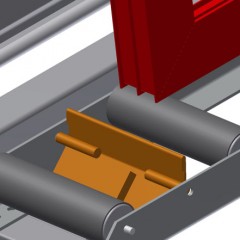 Tables d’assemblage verticales MS 4000 Butée d'extrémité  elumatec