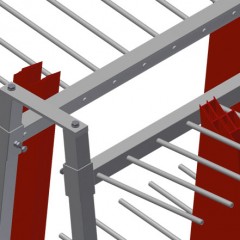 Carrelli di trasporto profili PWS 4000 Separatori elumatec