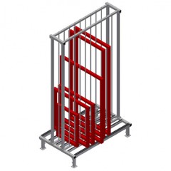 Systèmes d‘étagères RFR 10 Etagère à cadre RFR 10 elumatec