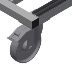 RACK SYSTEMS RFR 10 Castors (optional) elumatec