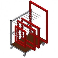 COMMISSIONING TROLLEYS RF 1000 Frame transport trolley RF 1000 elumatec