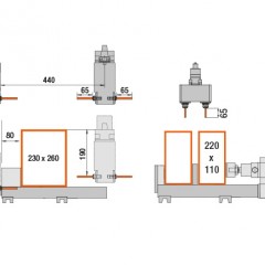  Profile aluminiowe SBZ 131  Centrum obróbcze profili SBZ 131 eluCam elumatec