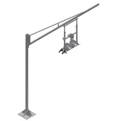 S 3000 Equipment holder G 3000 + Steel column S 3000 elumatec