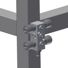 ASSEMBLY STANDS  TMT 2000 4-fold compressed air connection elumatec