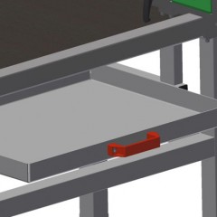 VERTIKALE MONTAGETISCHE  TMT 2000 Schublade elumatec