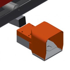 Unidades de controlo e colocação dos vidros VE 3000/60 Pedal elumatec