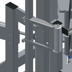 INSPECTION AND GLAZING UNIT VE 3000 Tilt adjustment of 0° – 8° elumatec