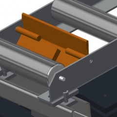 Vertikale Rollenbahnen VR 2000 F  Endstopper elumatec