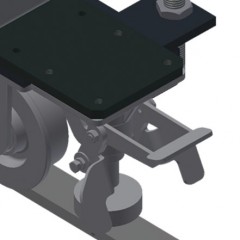 Transportadoras verticais de rolos VR 2003 F Unidade móvel elumatec