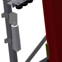 VR 2003 - Vertical roller conveyor Lead-in rollers Elumatec