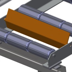  Verticale rollenbanen VR 2003 Eindstopper elumatec