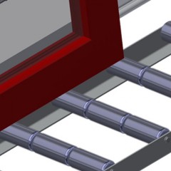 VERTICAL ROLLER CONVEYORS VR 2003 Profile protectors elumatec