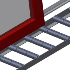 Pionowe podajniki rolkowe VR 2003 Ochrona profilu elumatec