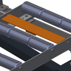 Transportadoras verticais de rolos VR 3000 F Retentor terminal elumatec