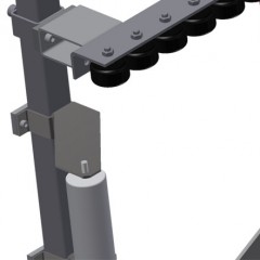 Rulliere verticali VR 3000 Regolazione altezza guida a rotelle elumatec
