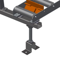 VR 3000 Réglage en hauteur du convoyeur à rouleaux elumatec