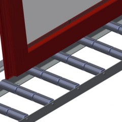 Transportadoras verticais de rolos VR 3003 Protetor de perfis elumatec