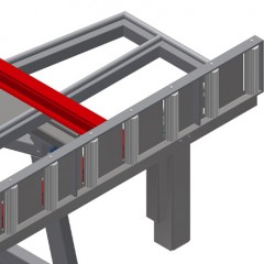 Tables basculantes KT 3000 Support à rouleaux elumatec